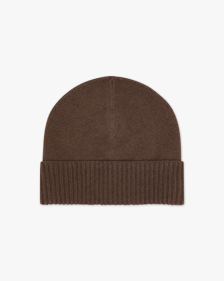 Men's Essential Hat - Brown Cashmere