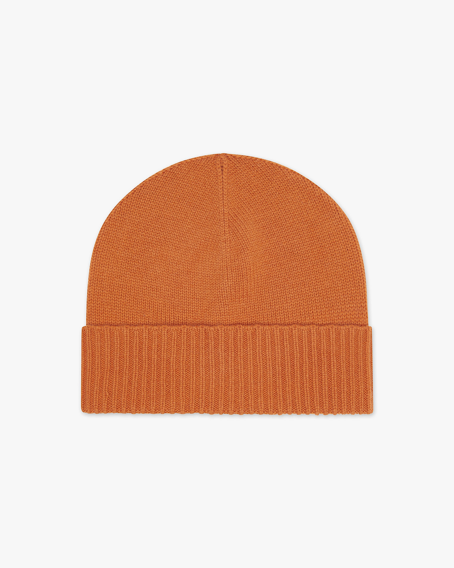 Men's Essential Hat - Orange Cashmere