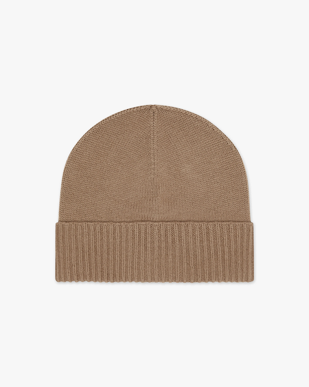 Men's Essential Hat - Camel Cashmere