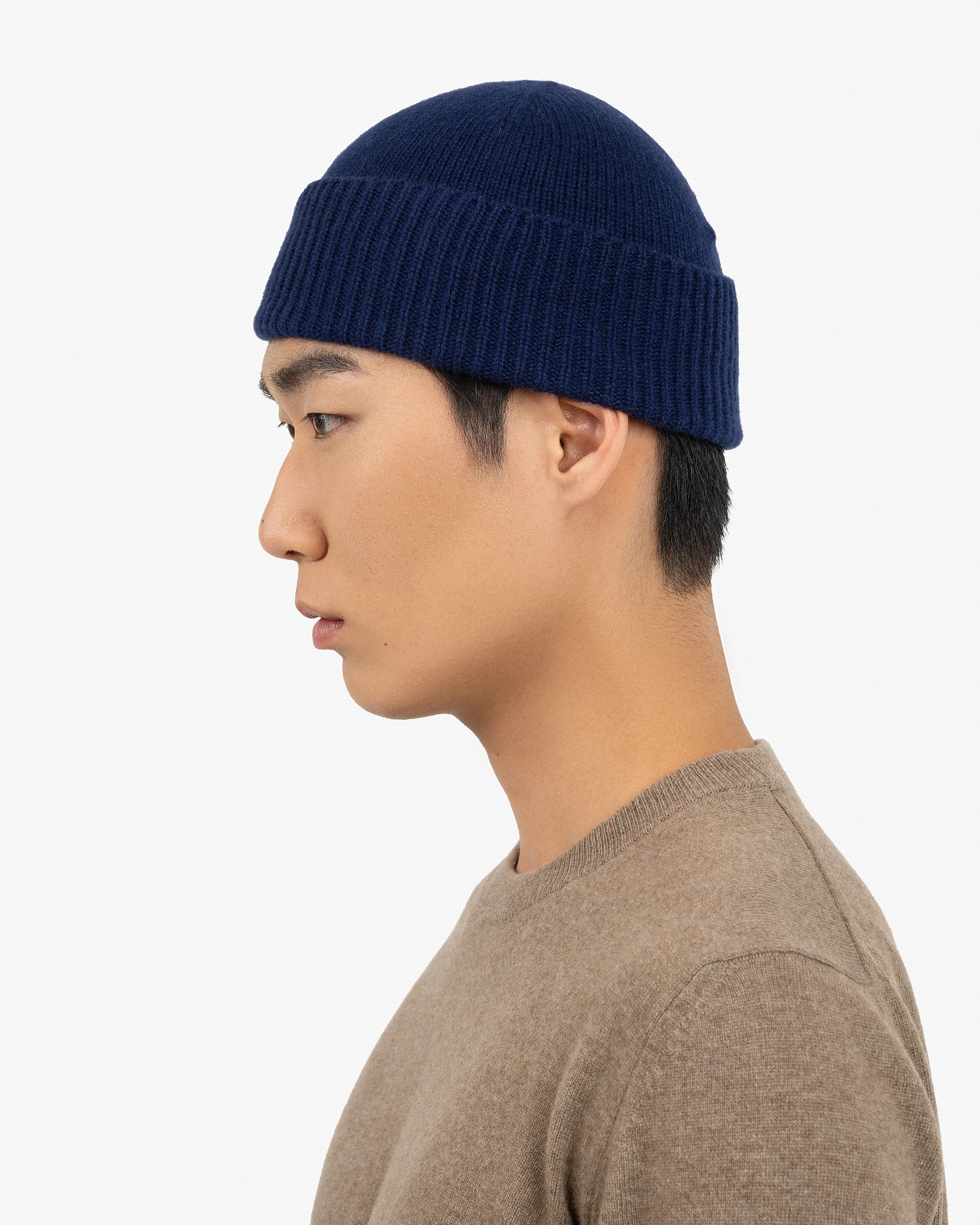 Men's Essential Hat - Blue Cashmere