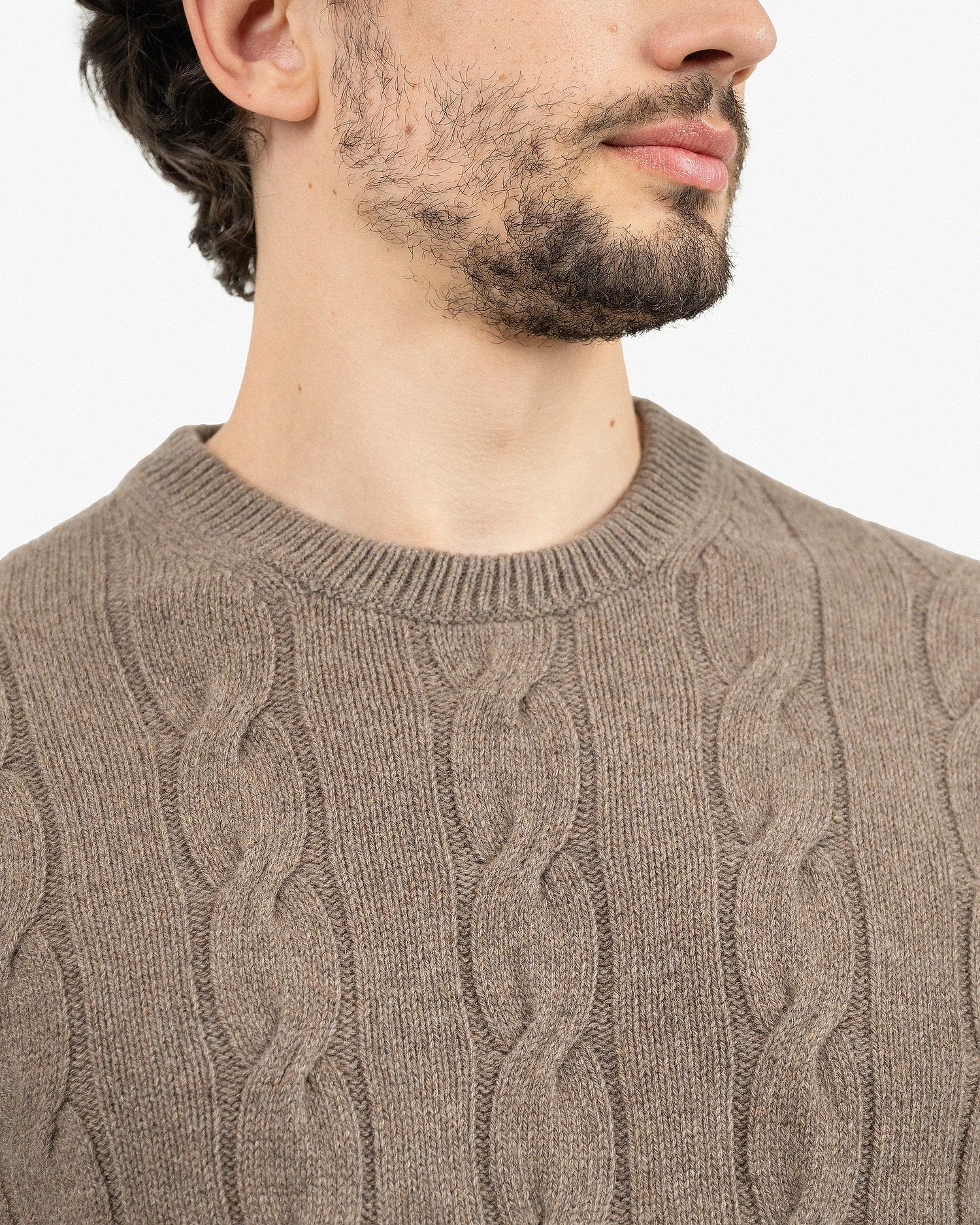 SELECTED HOMME Male Maglione a Maniche Lunghe, Chiaro Grigio Melange, L SELECTED HOMME Male Maglione a Maniche Lunghe, Chiaro Grigio Melange, L