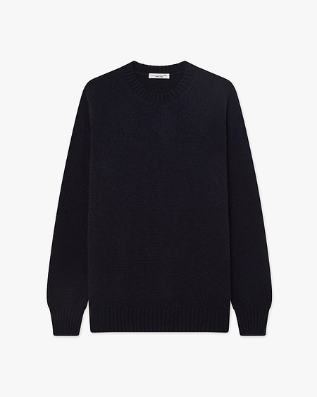 Men's Faloria Crew Neck Sweater - Blue Cashmere