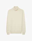 Pull Col Roulé Faloria Homme - Écru