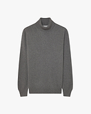 Pull Col Roulé Faloria Homme - Gris