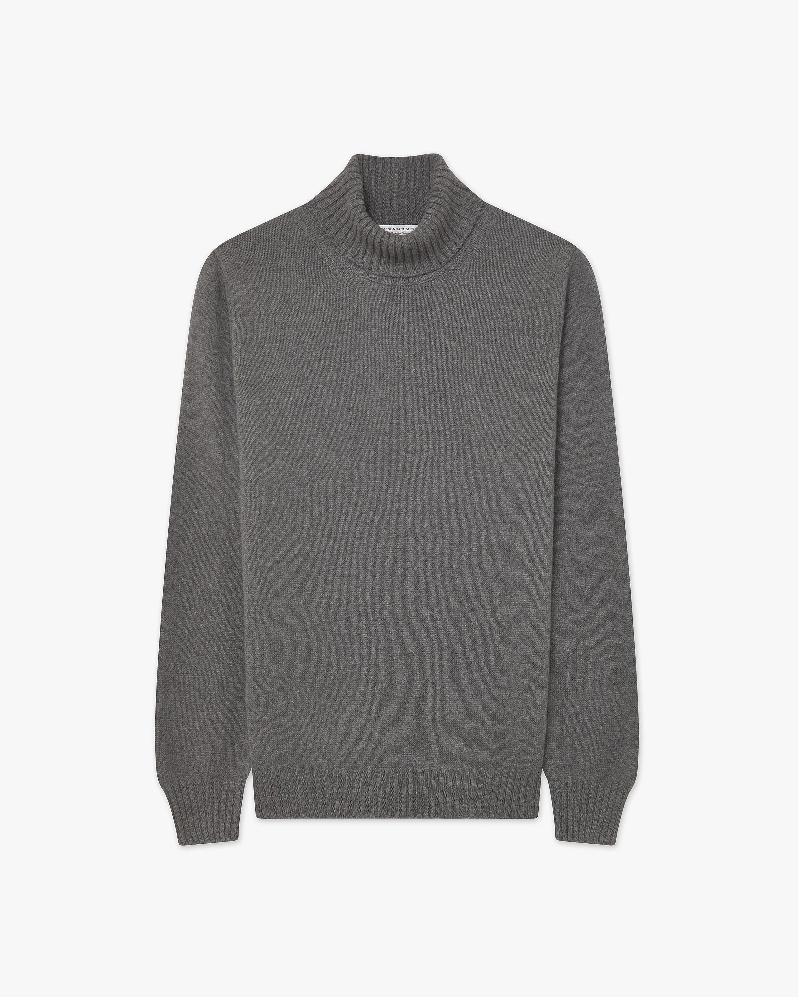Men's Faloria Turtleneck Sweater - Grey Cashmere