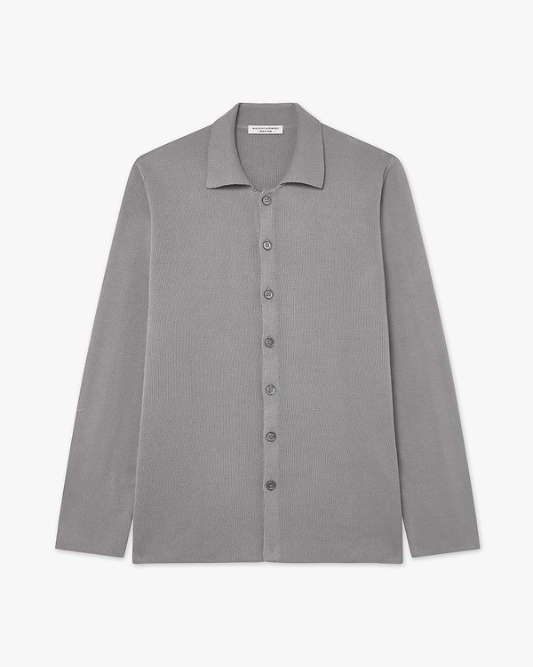 Maglia Camicia Giza Uomo - Grigio