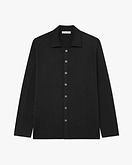 Giza Strick-Poloshirt Herren - Schwarz