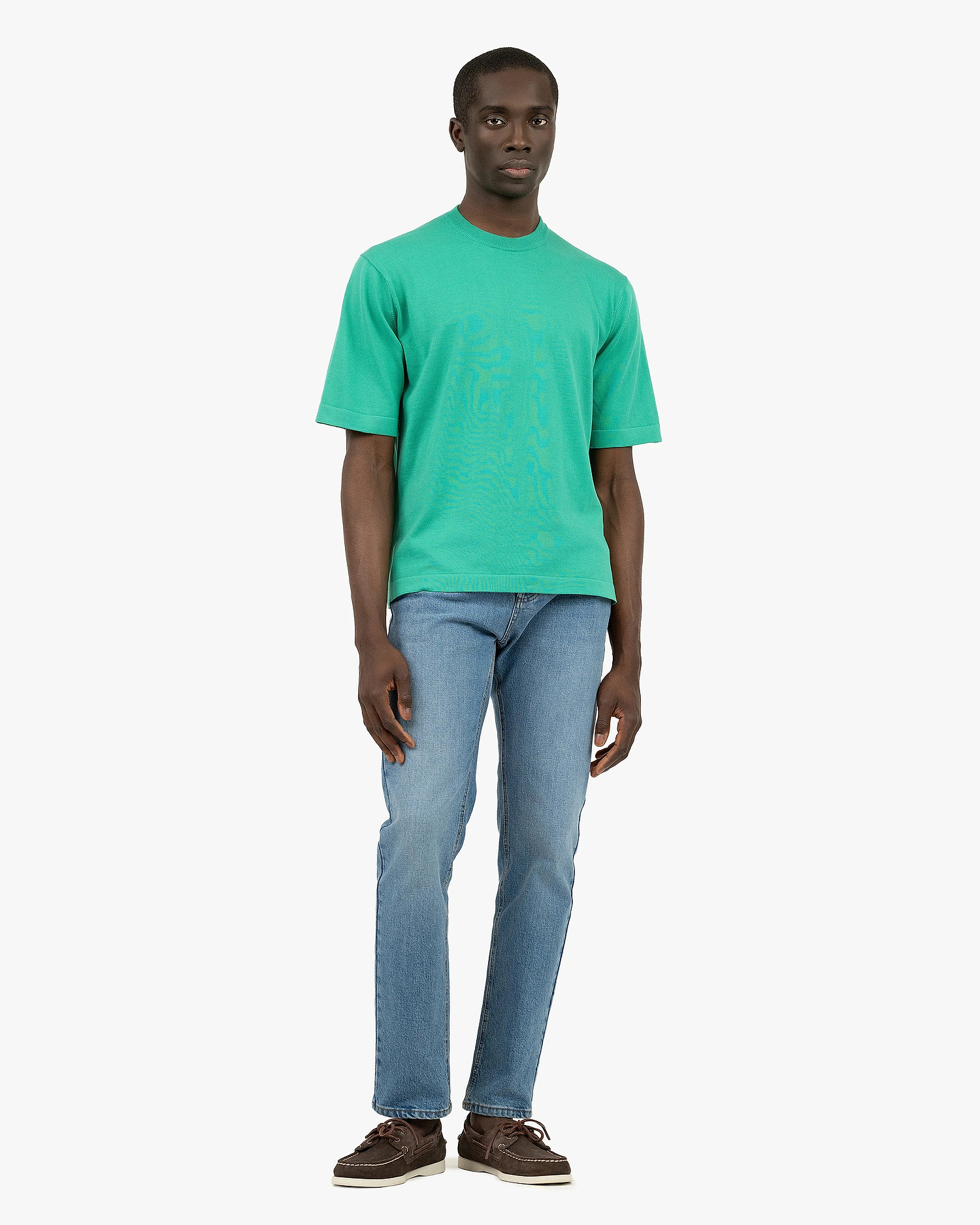 Men's Giza Maxi Tee - Green Cotone