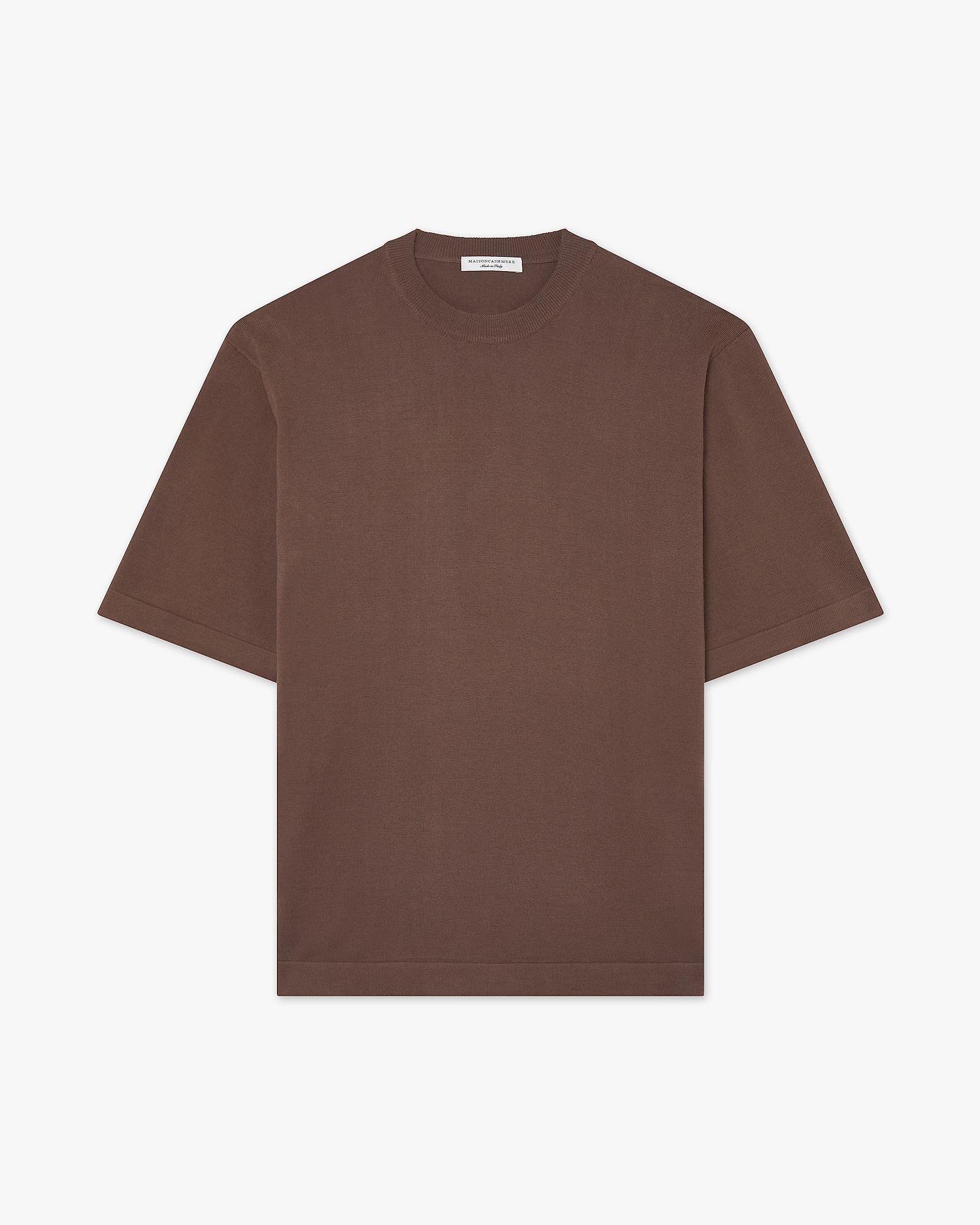 Men's Giza Maxi Tee - Brown Cotone