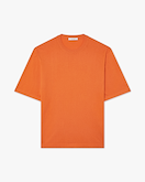 T-Shirt Over Giza Uomo - Arancio