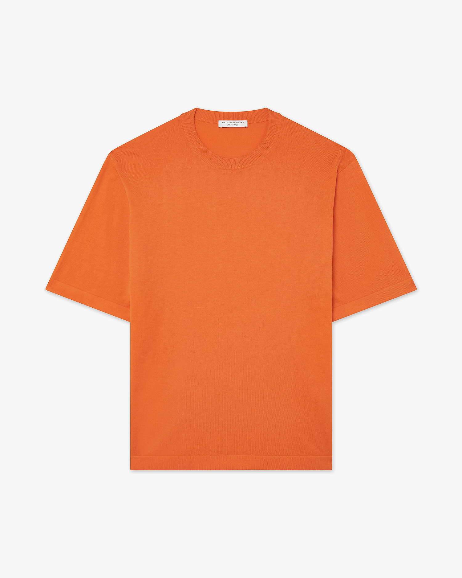 Men's Giza Maxi Tee - Orange Cotone
