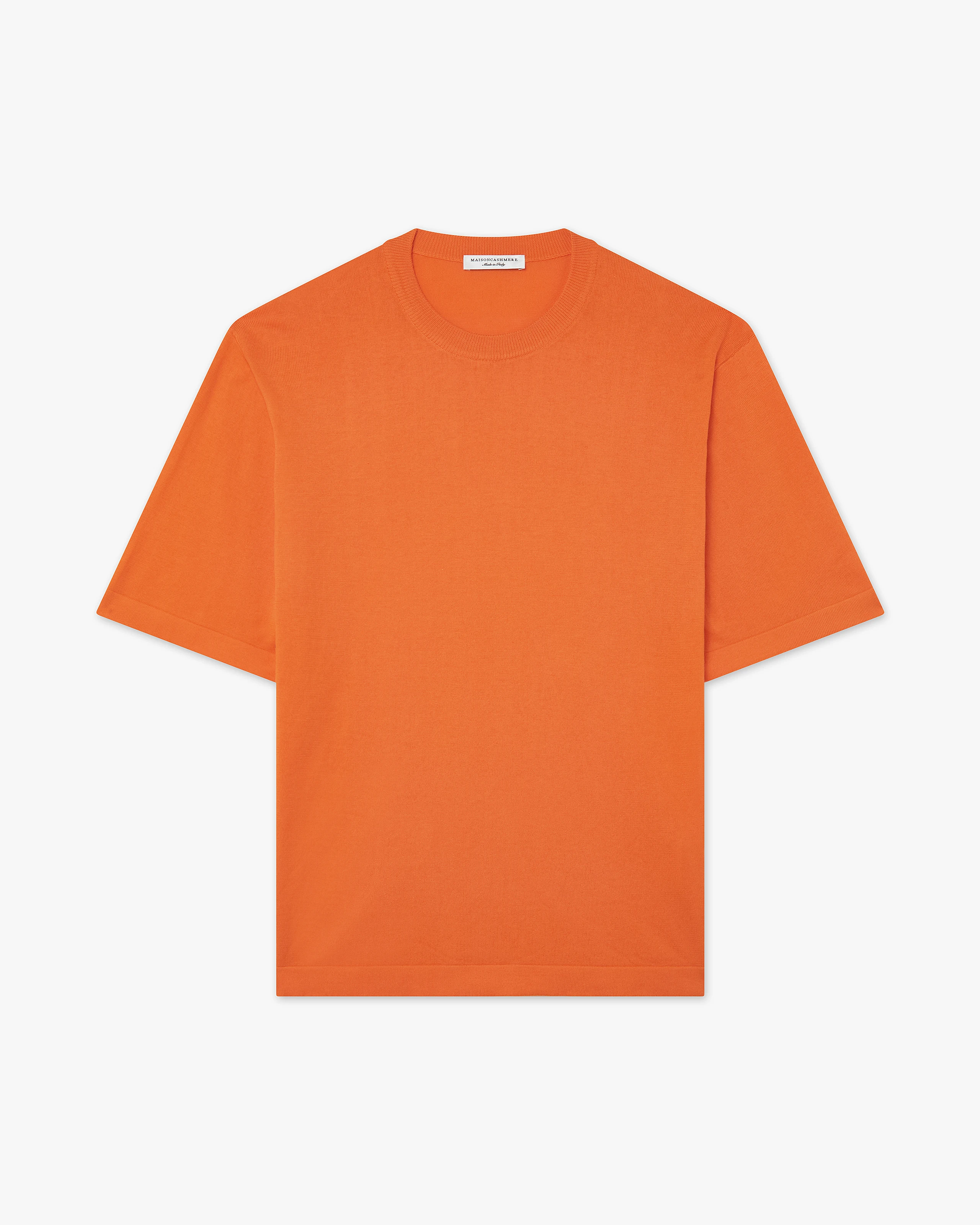 Men's Giza Maxi Tee - Orange Cotone