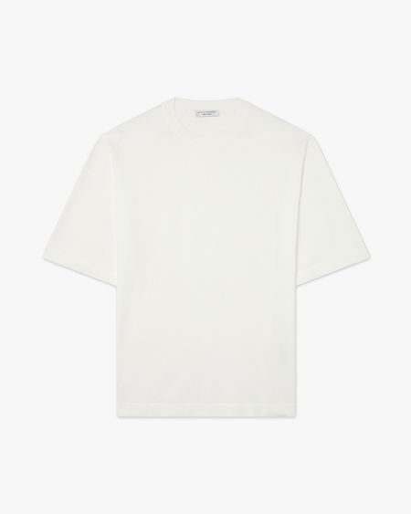 Men's Giza Maxi Tee - White Cotone