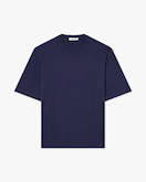 T-Shirt Over Giza Uomo - Blu Scuro