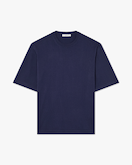 T-Shirt Over Giza Uomo - Blu Scuro