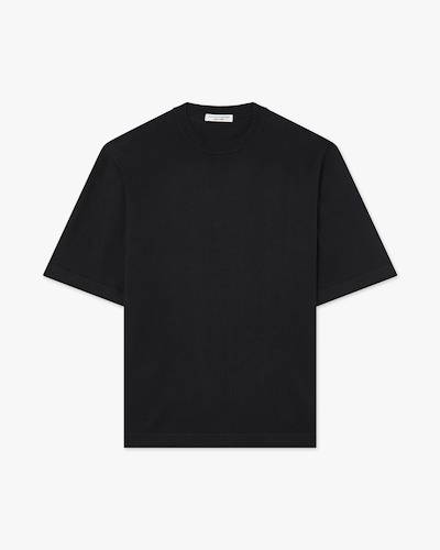 Men's Giza Maxi Tee - Black Cotone