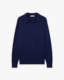 Pull Polo Giza Homme - Bleu Nuit