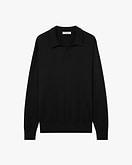 Pull Polo Giza Homme - Noir