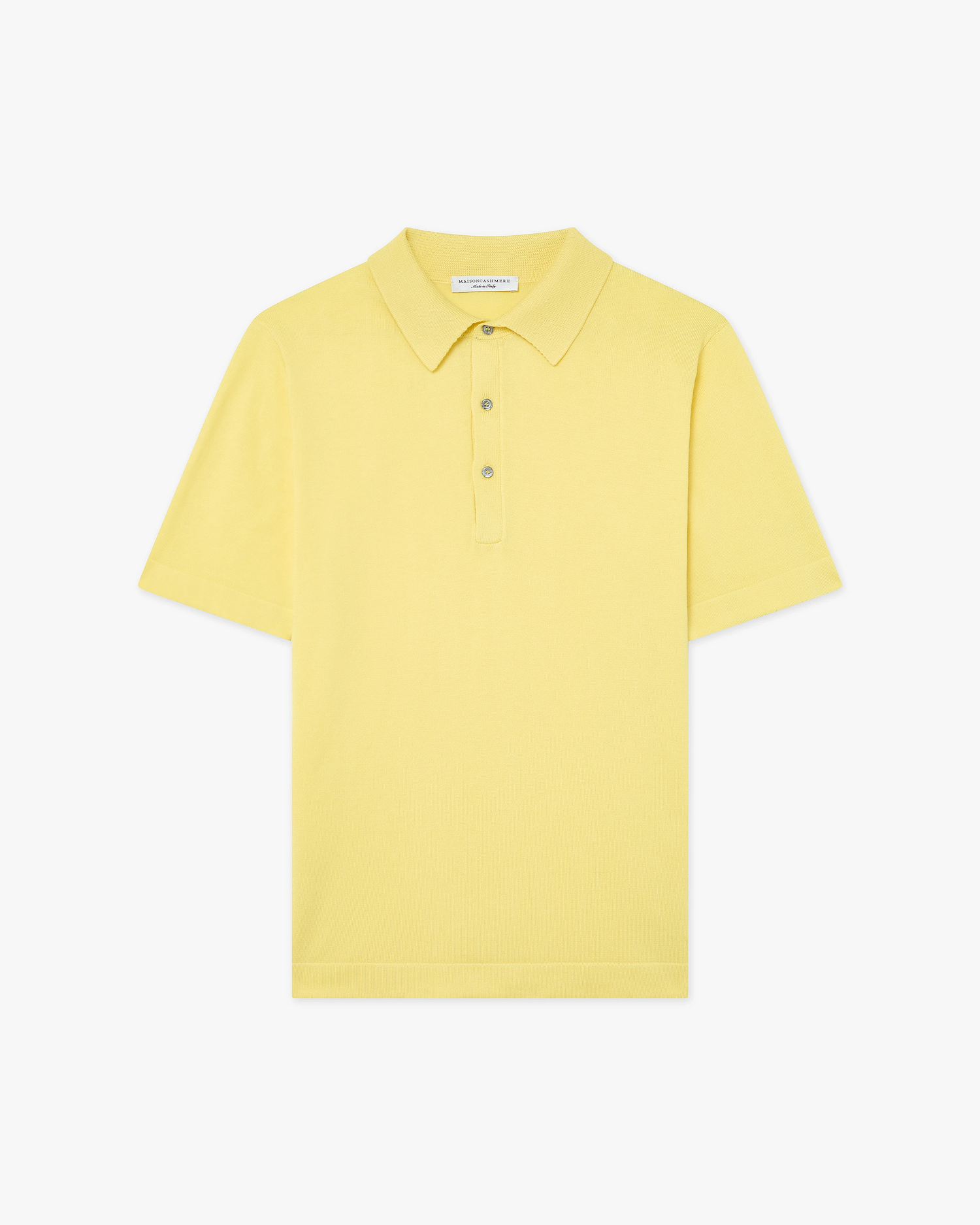 Men's Giza Polo T-Shirt - Yellow Cotone