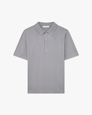 Polo Maniche Corte Giza Uomo - Grigio