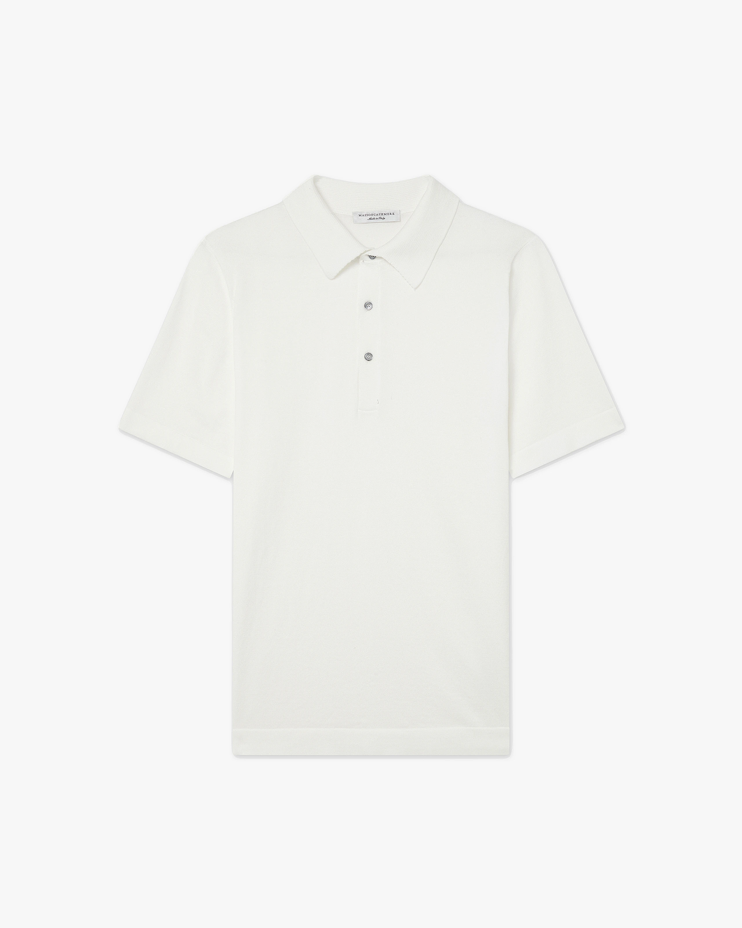 Men's Giza Polo T-Shirt - White Cotone