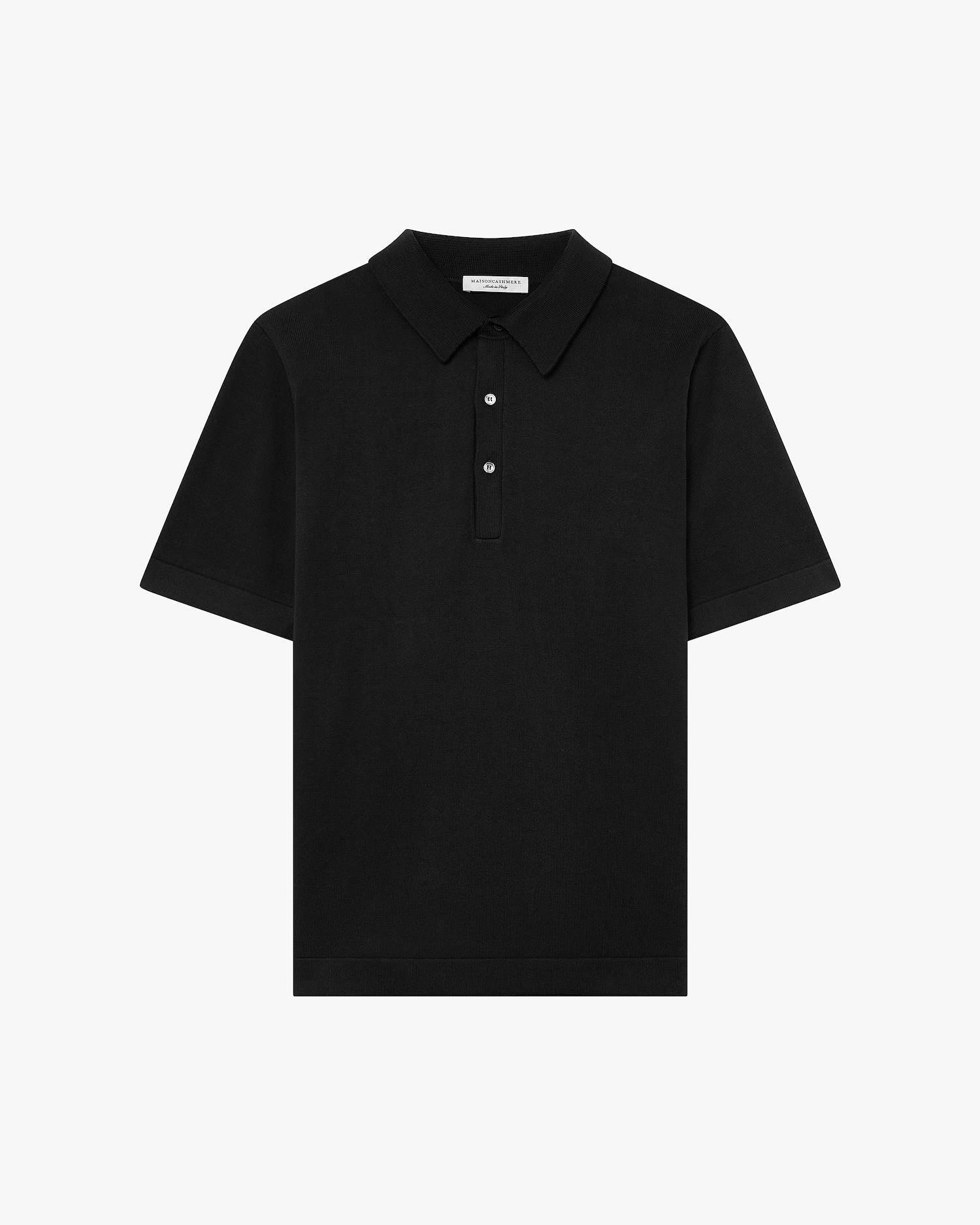 Men's Giza Polo T-Shirt - Black Cotone