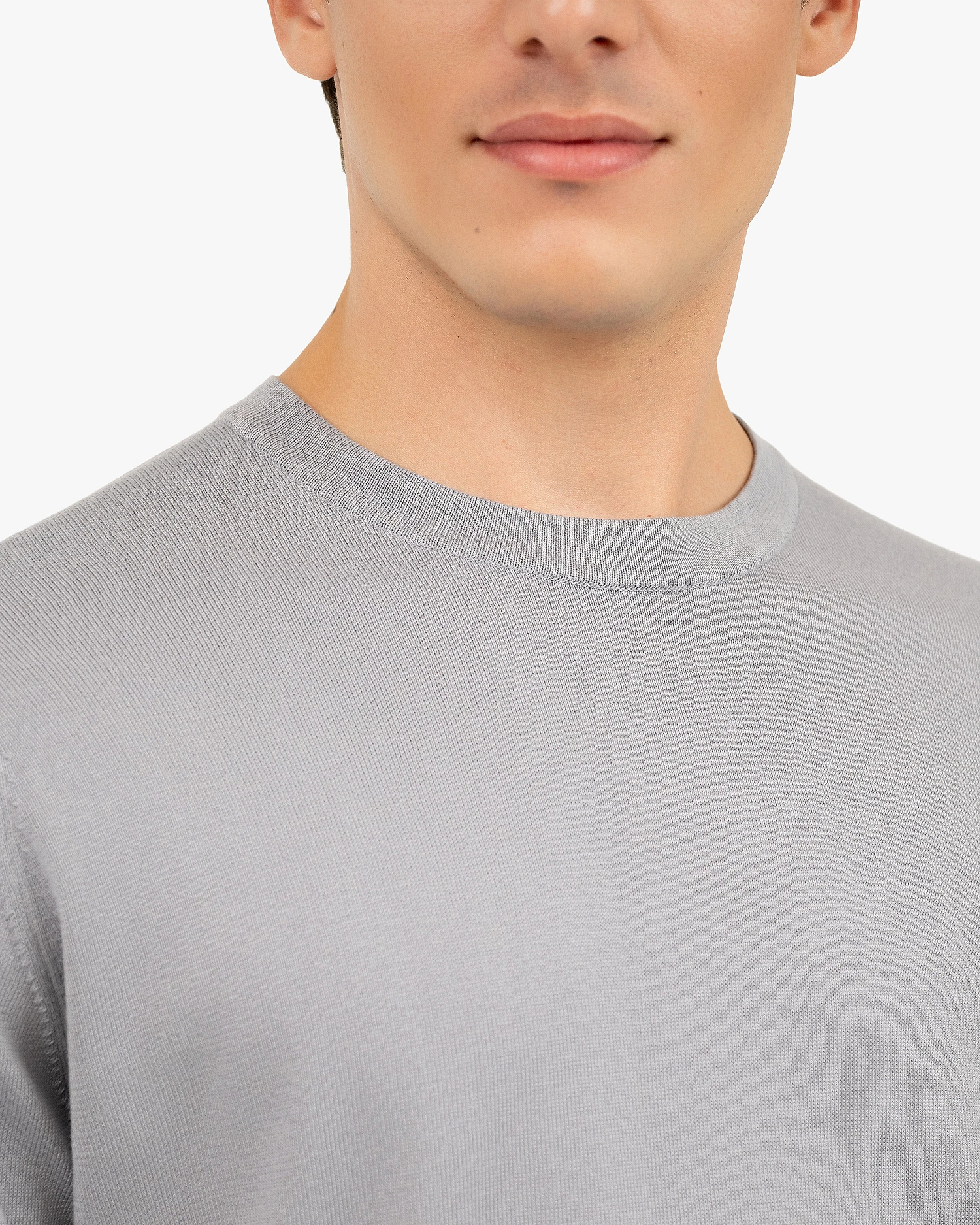 Men's Giza Tee - Grey Cotone