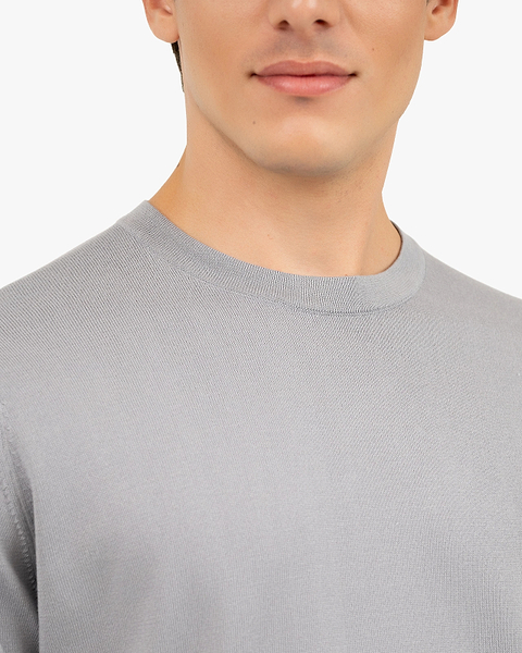 Men's Giza Tee - Grey Cotone