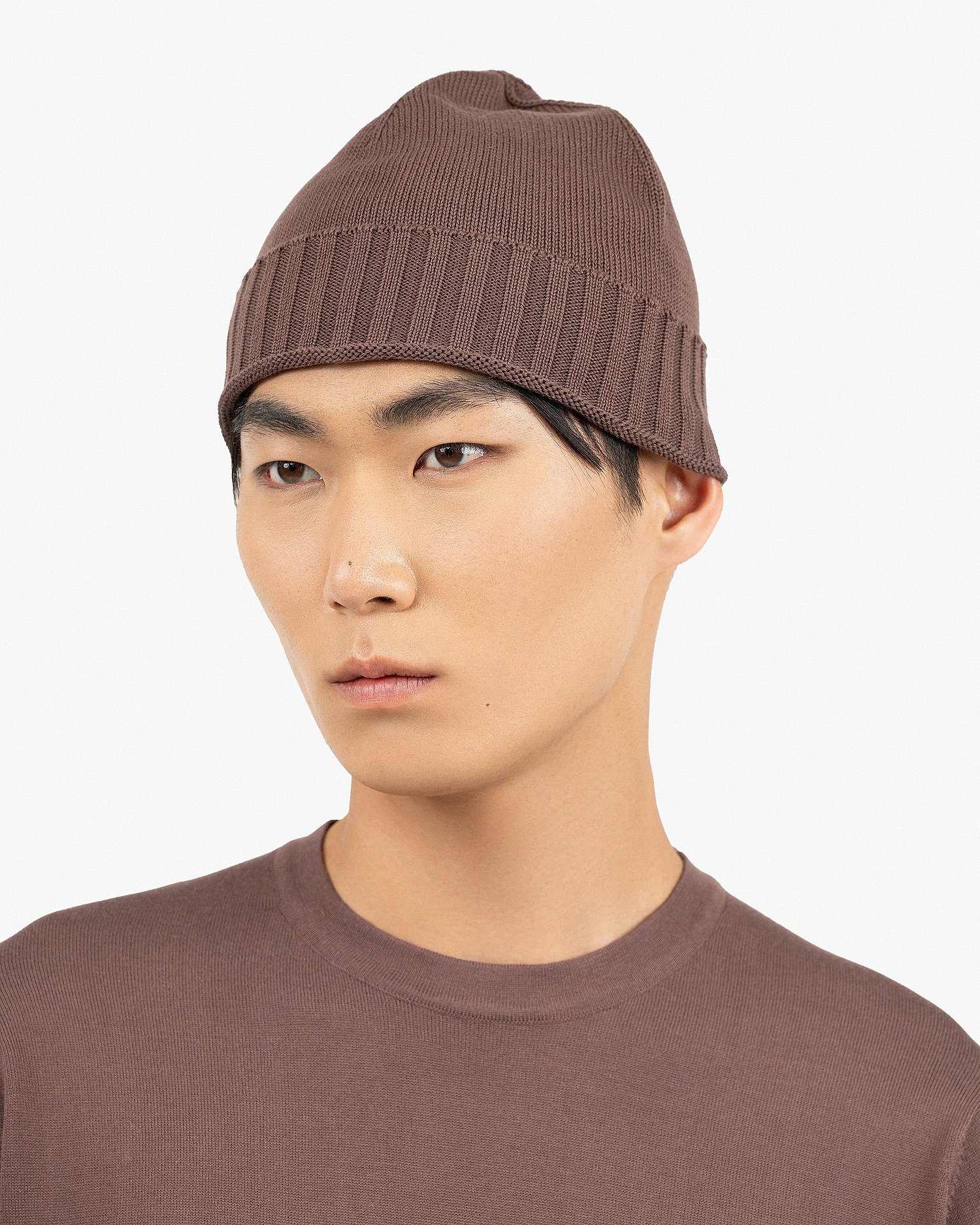 Men's Giza Tee - Brown Cotone