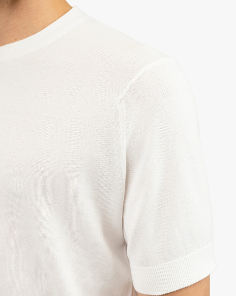 Men's Giza Tee - White Cotone