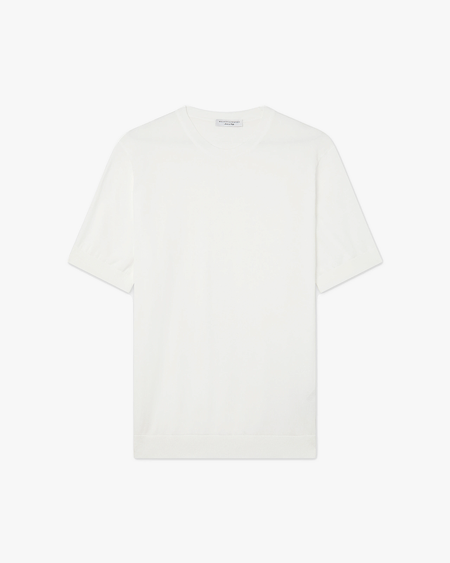 Men's Giza Tee - White Cotone