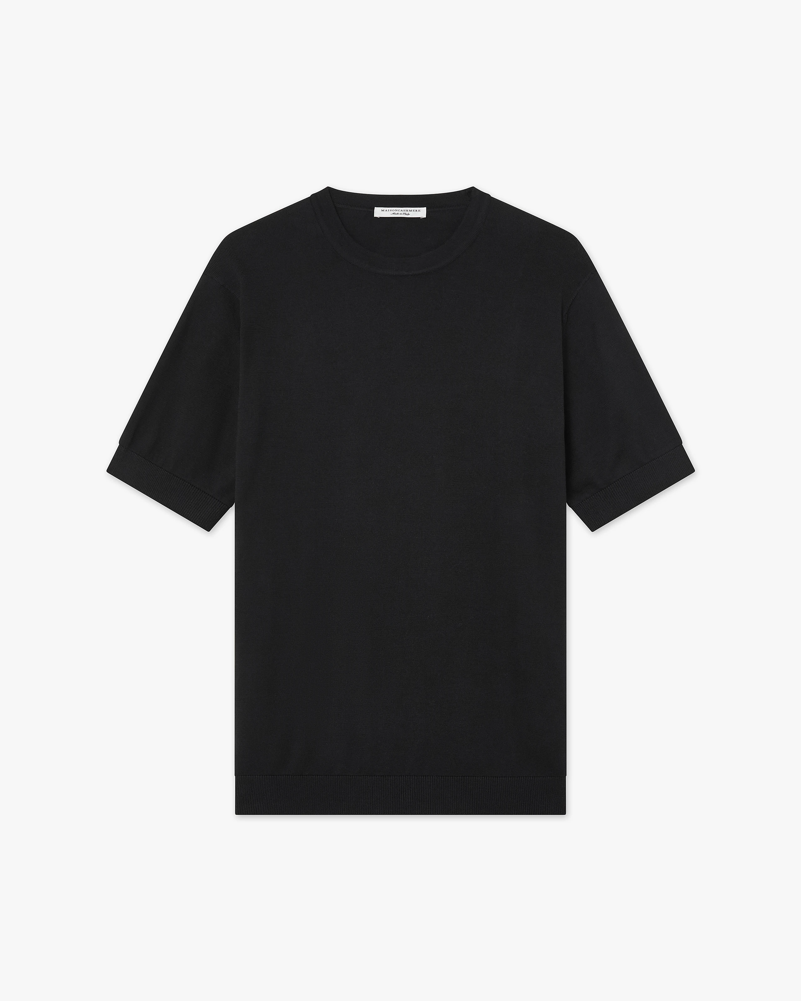Men's Giza Tee - Black Cotone