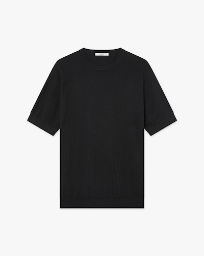Men's Giza Tee - Black Cotone