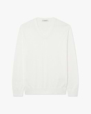 Giza V-Ausschnittpullover Herren - Weiß