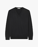 Giza V-Ausschnittpullover Herren - Schwarz