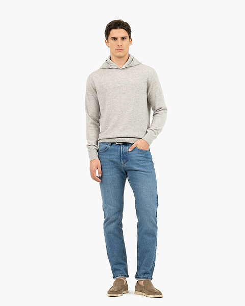 Men's Gramercy Hoodie - Light Grey Cashmere