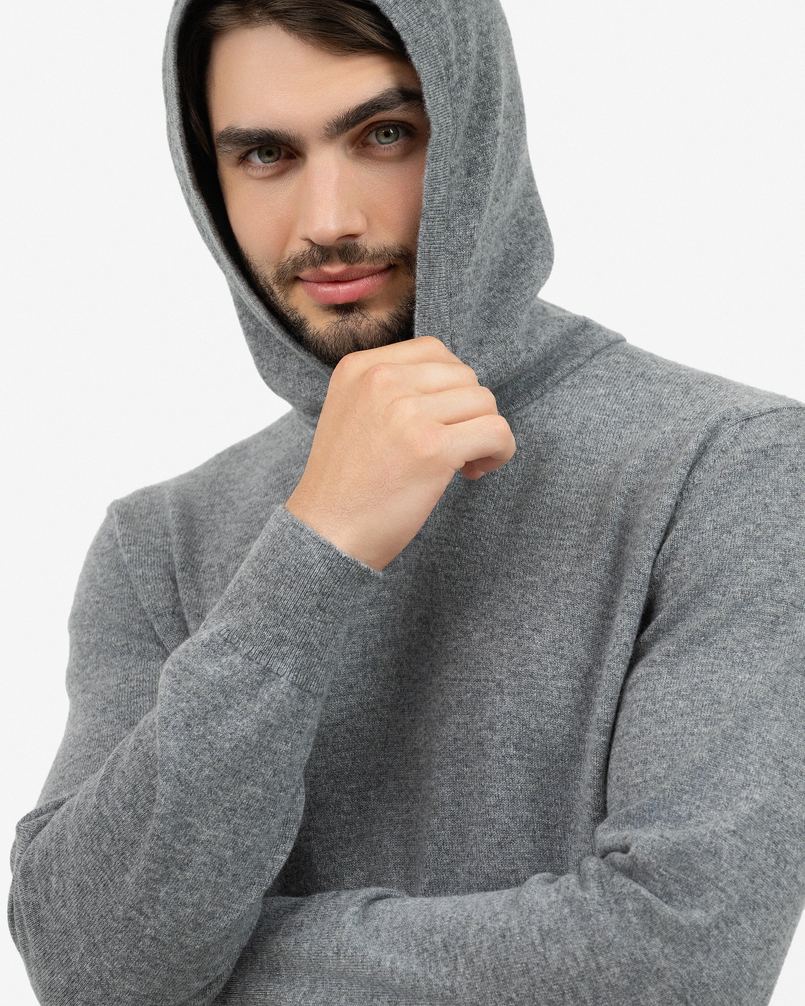 Men's Gramercy Hoodie - Medium Grey Cashmere