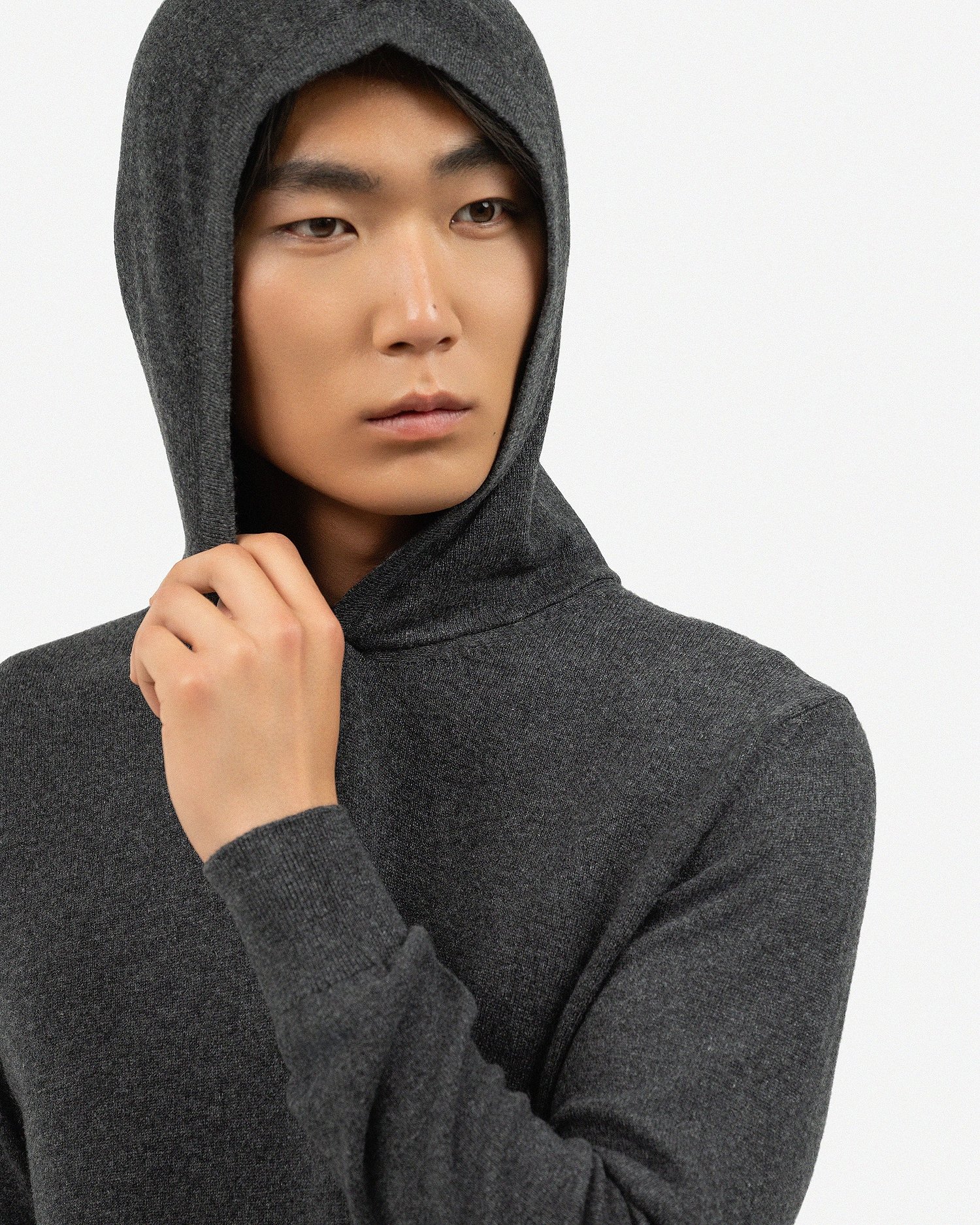 Men's Gramercy Hoodie - Charcoal Cashmere