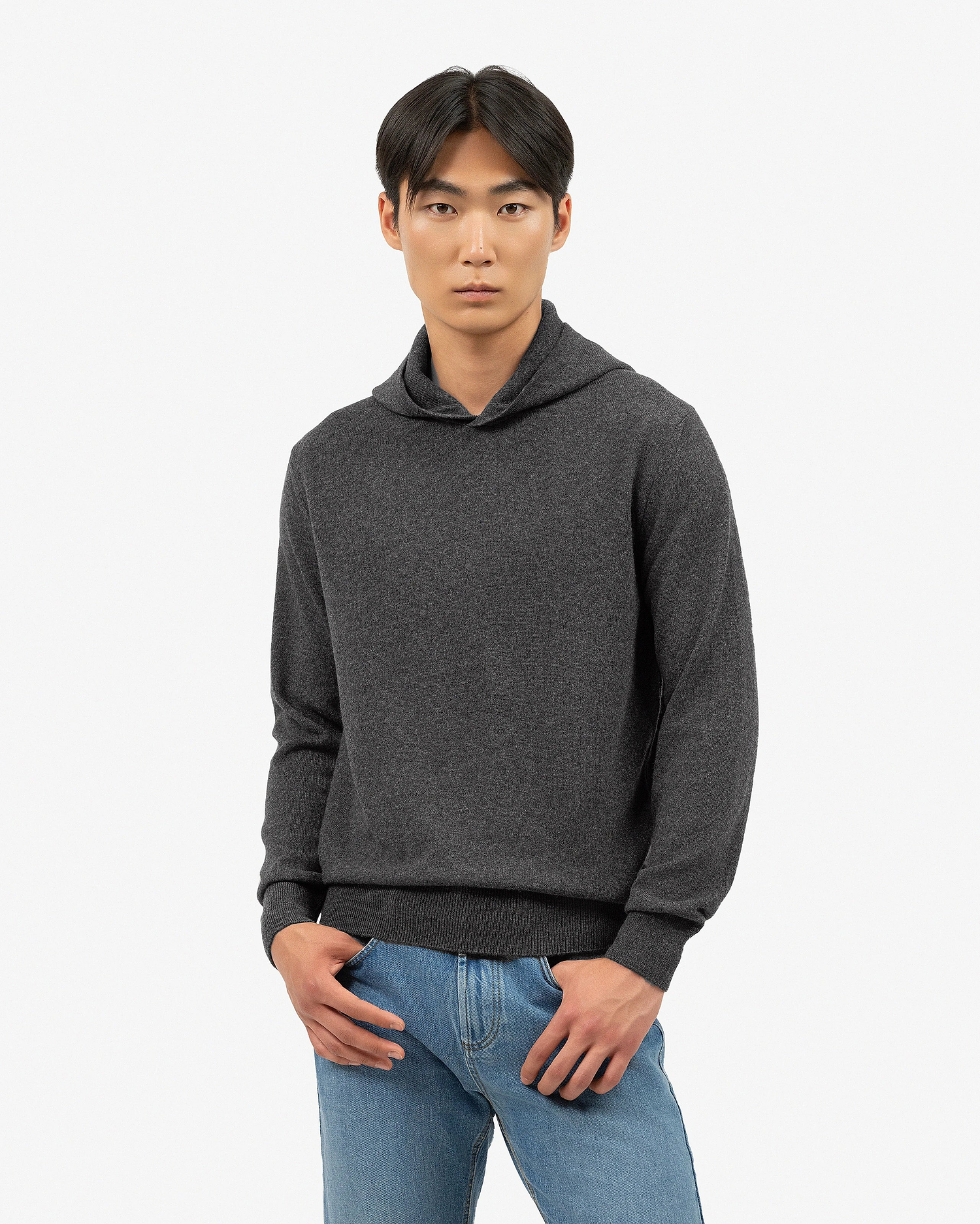 Men's Gramercy Hoodie - Charcoal Cashmere