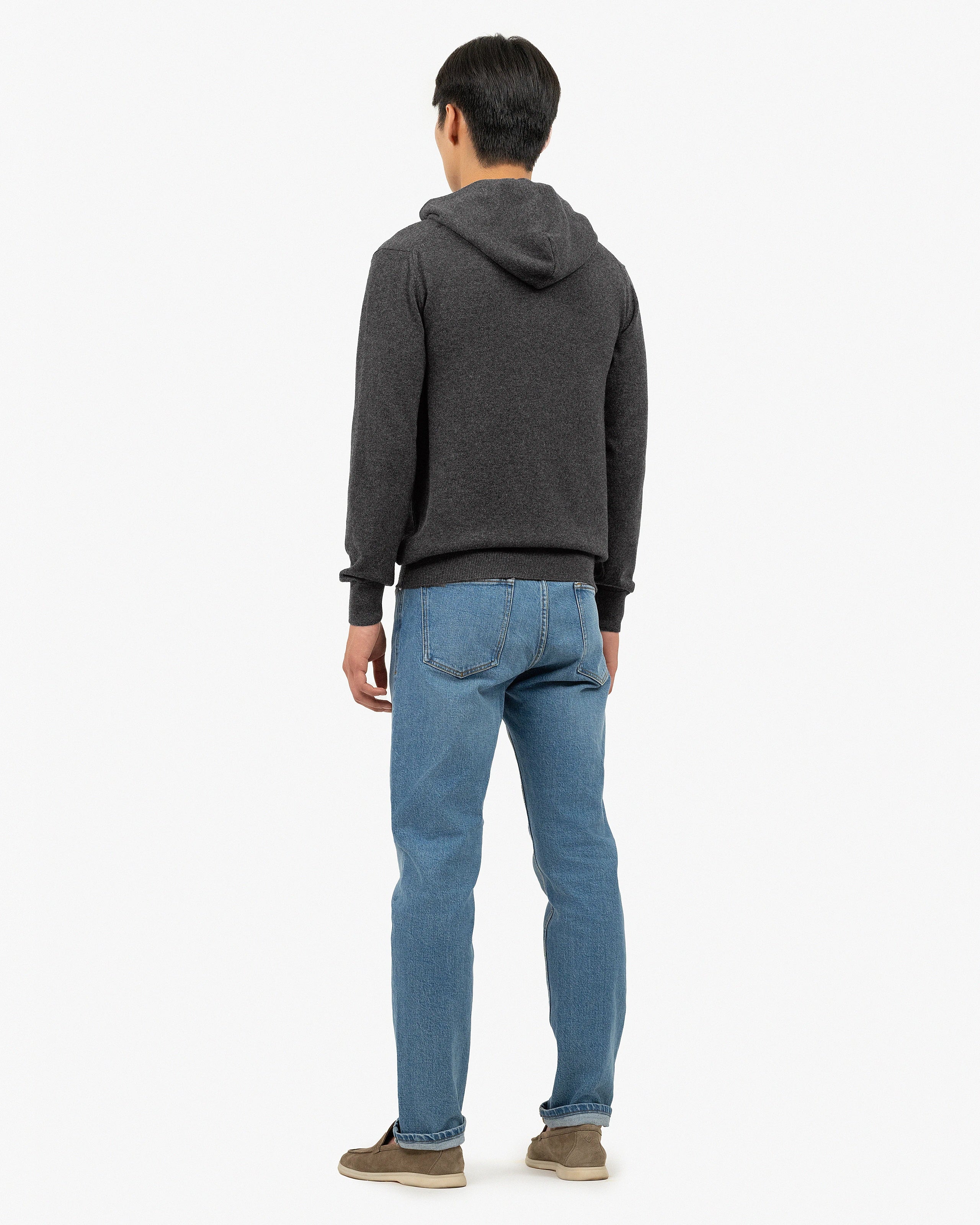 Men's Gramercy Hoodie - Charcoal Cashmere