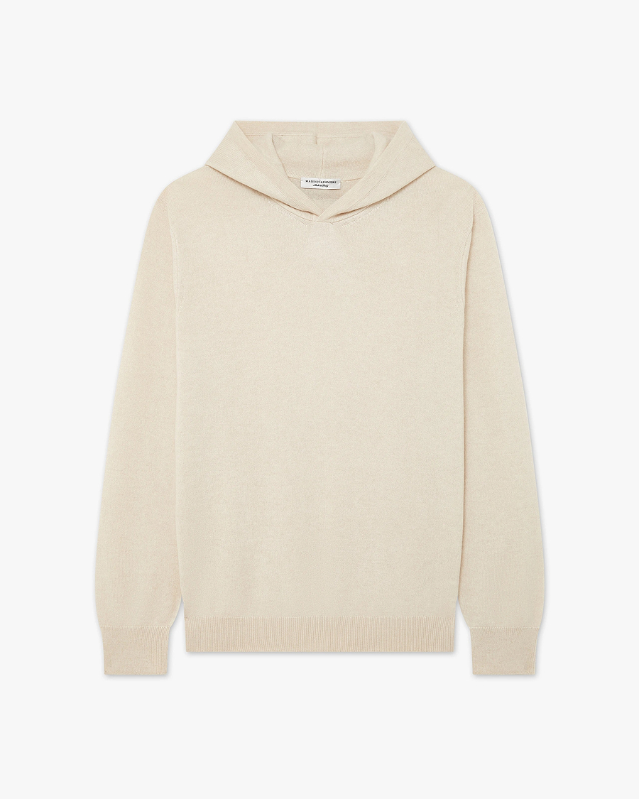 Men's Gramercy Hoodie - Light Beige Cashmere
