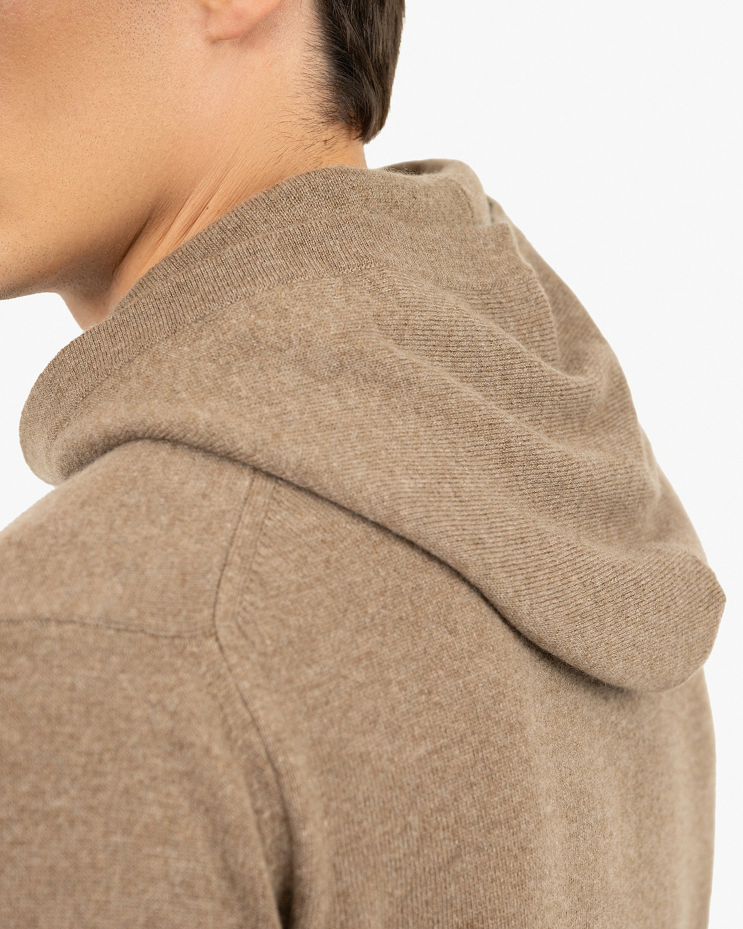 Men's Gramercy Hoodie - Light Brown Cashmere