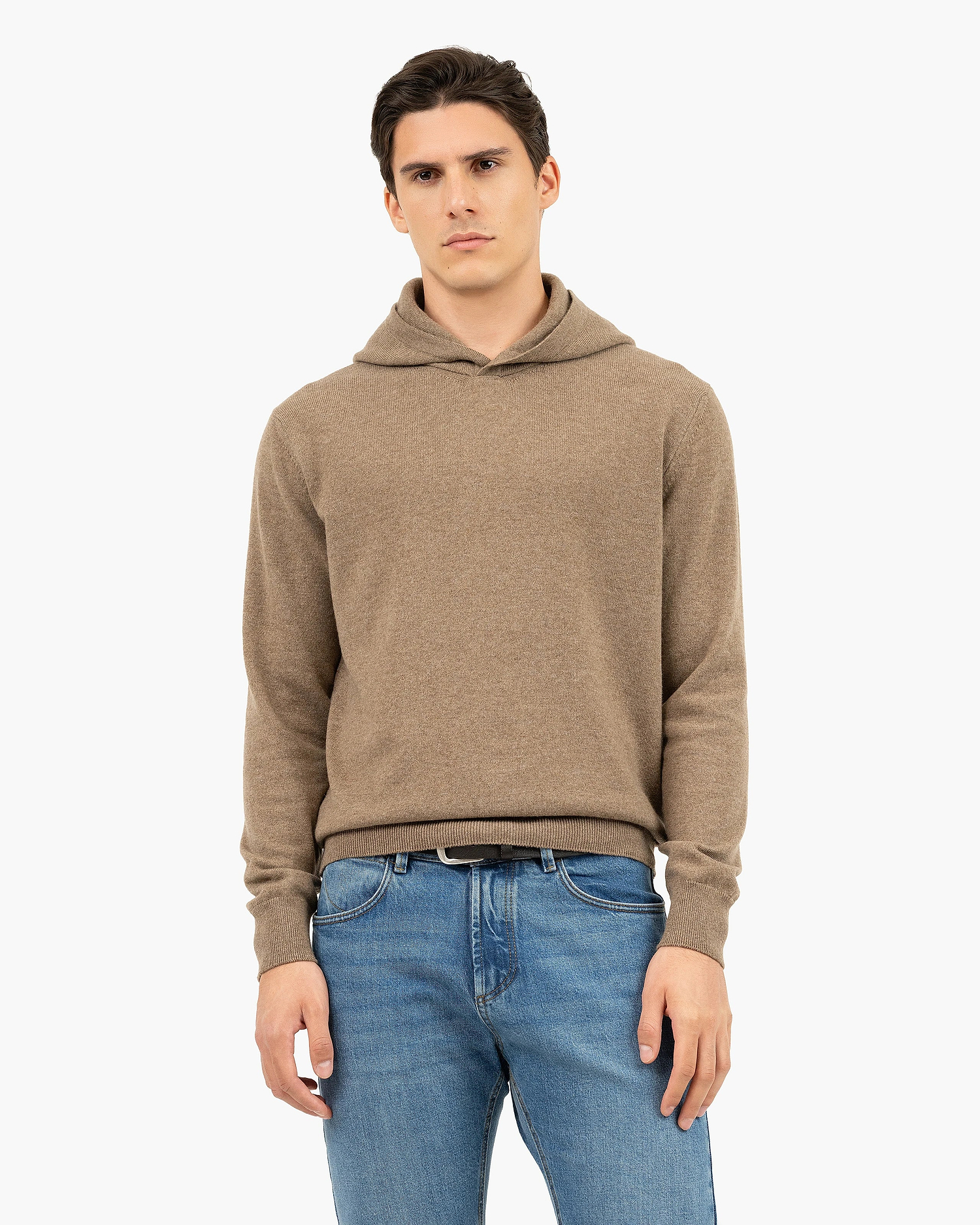 Men's Gramercy Hoodie - Light Brown Cashmere