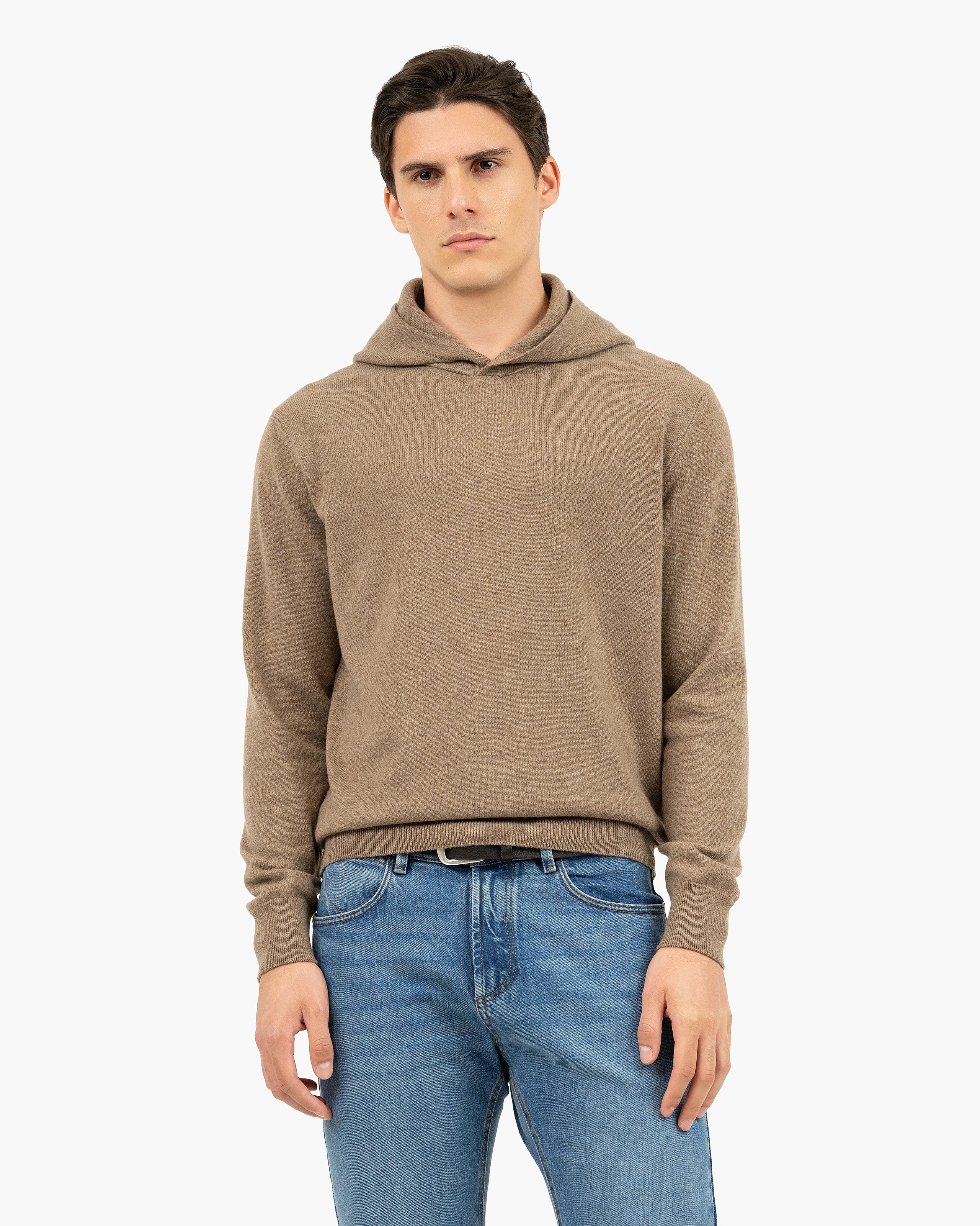 Men's Gramercy Hoodie - Light Brown Cashmere