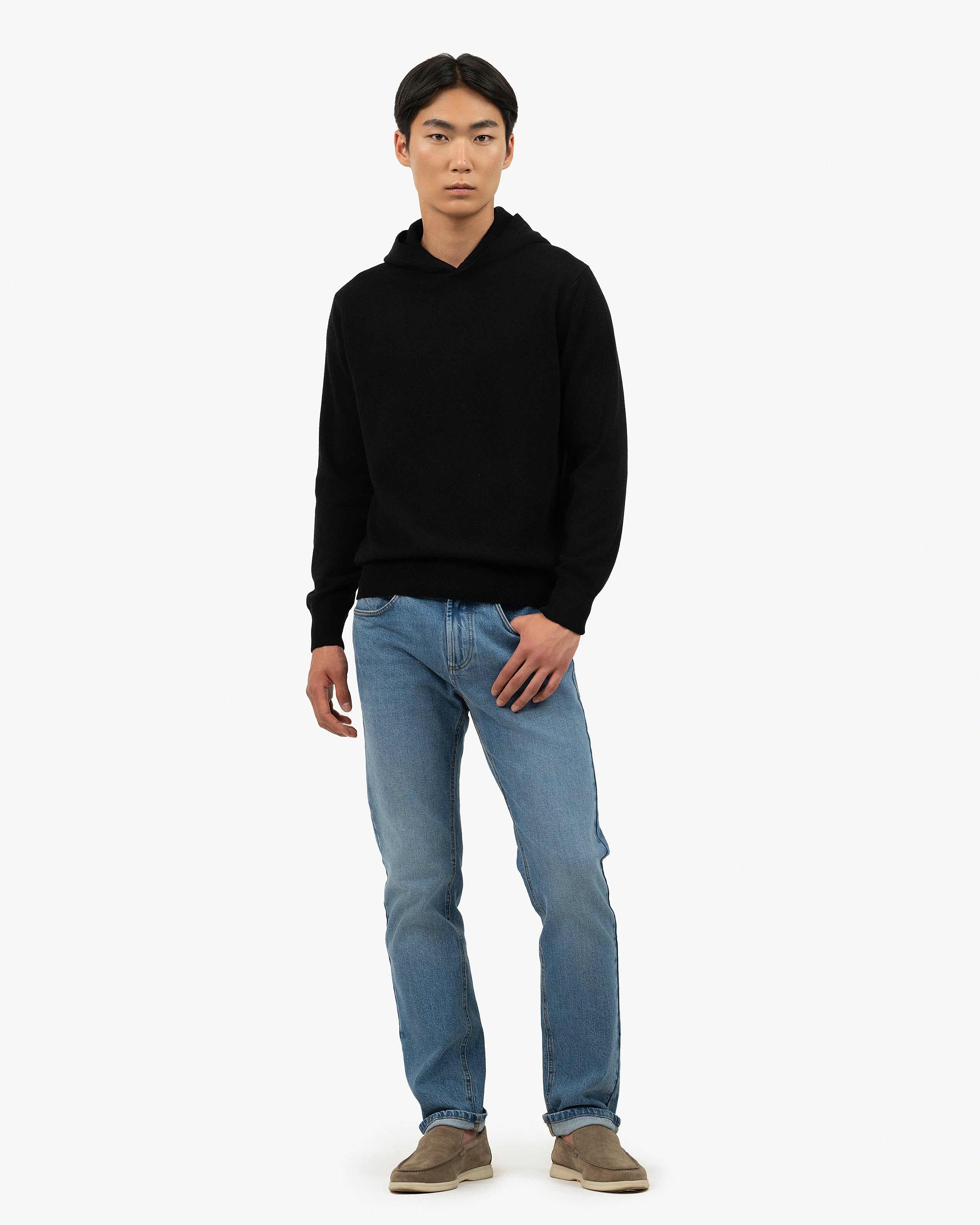 Men's Gramercy Hoodie - Black Cashmere