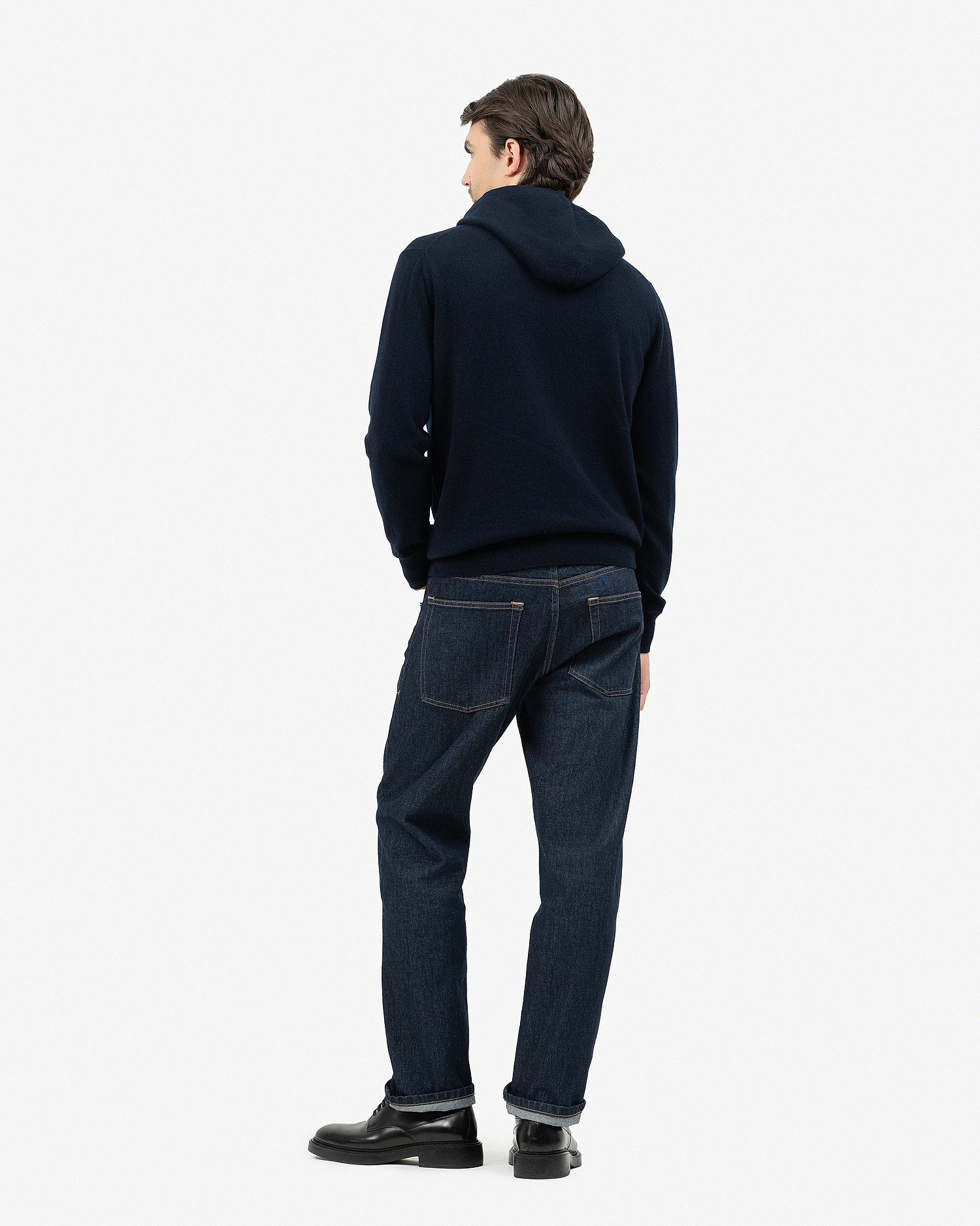 Men's Gramercy Hoodie - Night Blue Cashmere