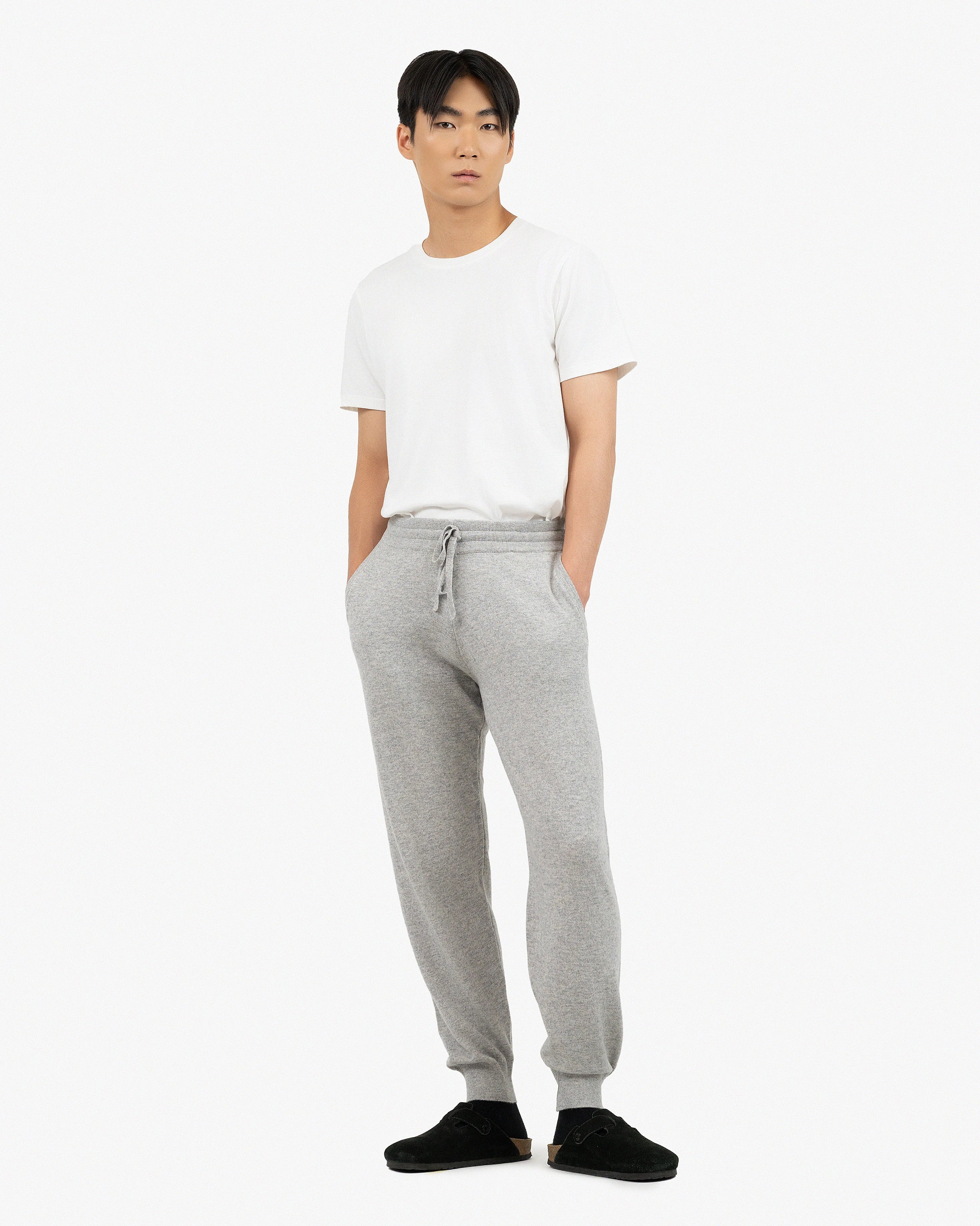 Men's Gramercy Joggers - Light Grey Cashmere