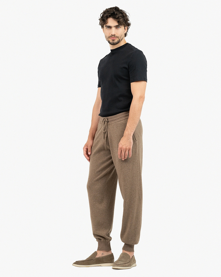 Men's Gramercy Joggers - Light Brown Cashmere