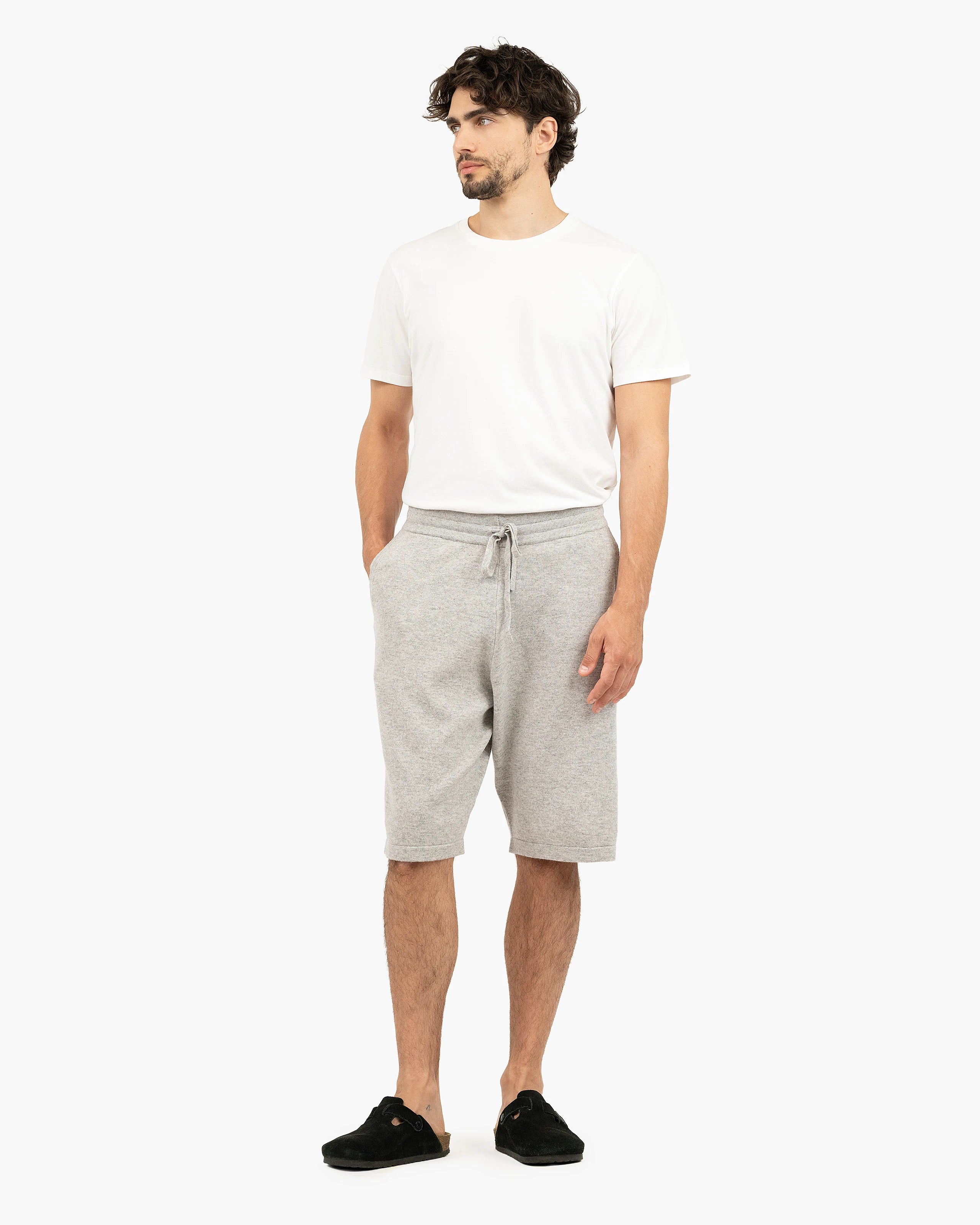 Men's Gramercy Shorts - Light Grey Cashmere