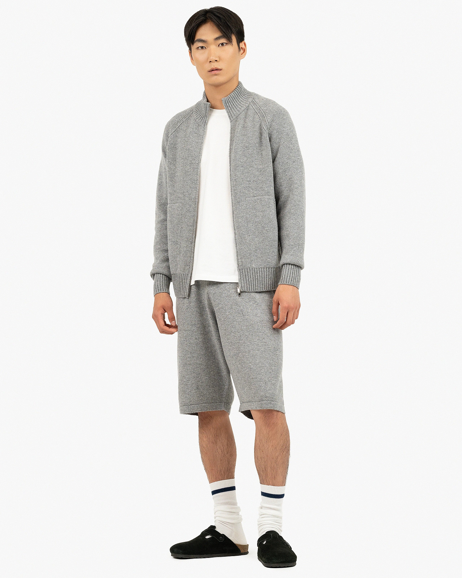 Men's Gramercy Shorts - Medium Grey Cashmere